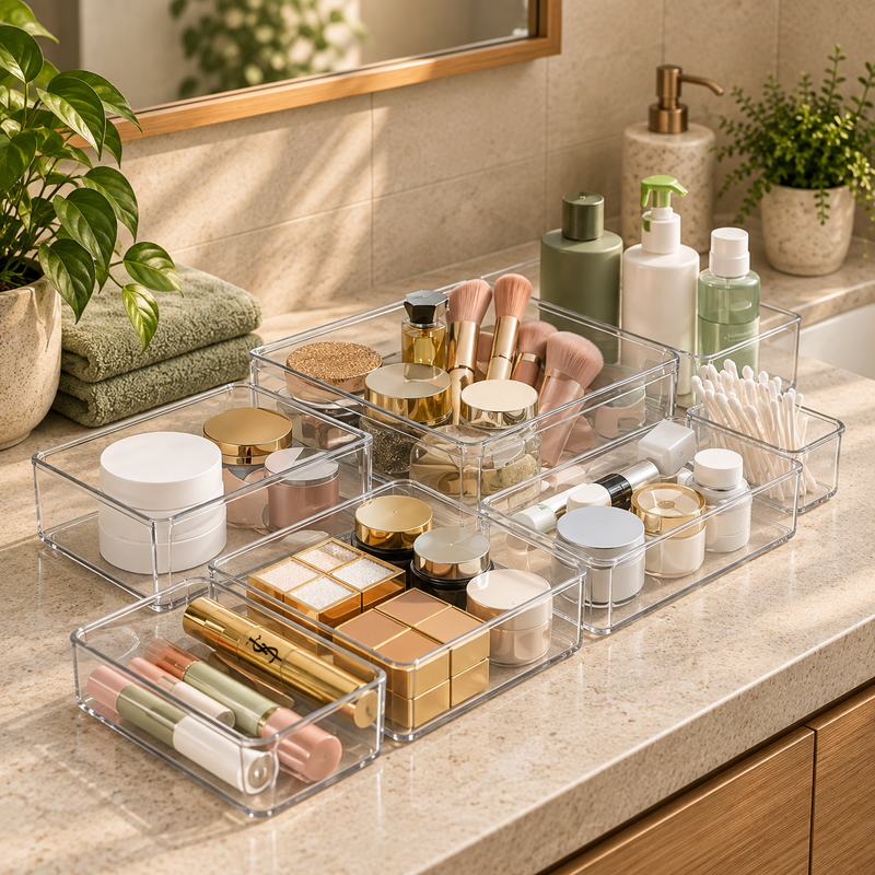 Kit com 25 Organizadores Multiuso Modulares