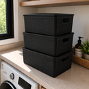 Kit Com 6 - Cesto Caixa Organizadora Rattan