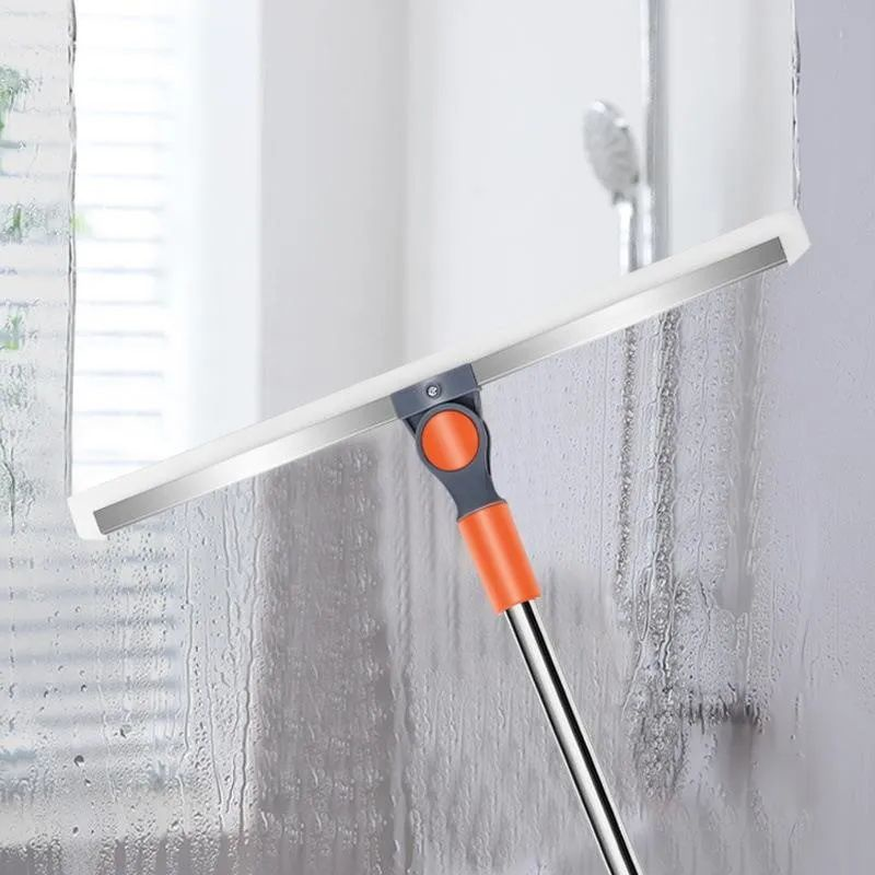 Limpador De Silicone Mágico multi-Funcional De Água Suspensa Versão Banheiro Varredor De Vidros Molhado E Seco / LKS